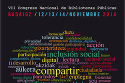 [Congreso] VII Congreso de Bibliotecas Públicas (Badajoz), 12 a 14 de nov de 2014