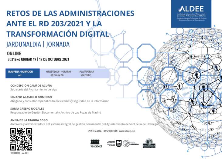 Administrazioen erronkak 203/2021 Errege Dekretuaren eta eraldaketa digitalaren aurrean